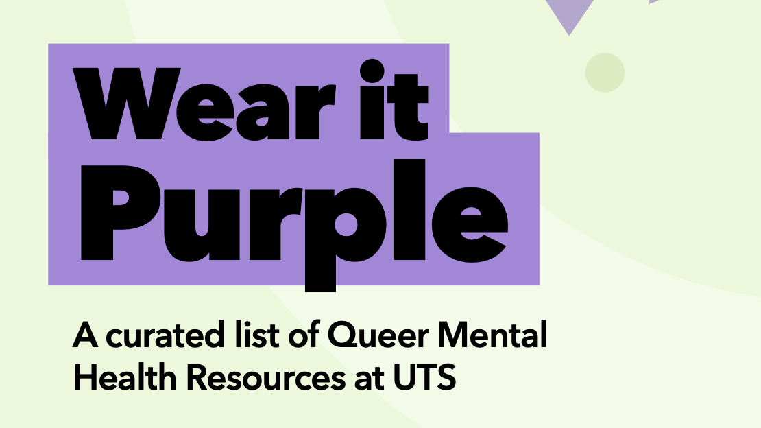 Queer Mental Health Resources at UTS